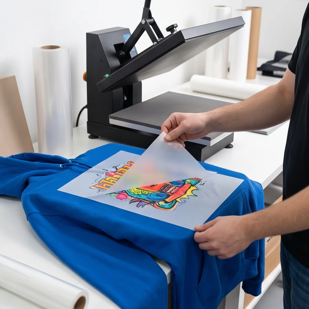 Sweatshirt à capuche noir personnalisé avec logo d'entreprise côté cœur